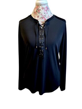 Lauren Ralph Lauren Lace-up Top